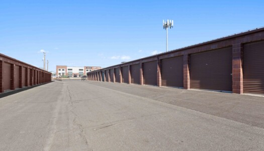 drive-up storage units at AA Access Storage in Clearfield, UT