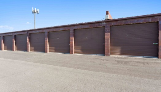 drive-up storage units at AA Access Storage in Clearfield, UT