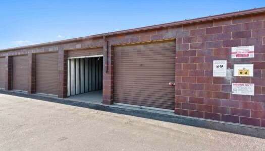 outdoor storage units at AA Access Storage in Clearfield, UT